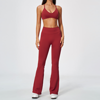 Nouvel ensemble de yoga sans couture pour la course à pied, léger et extensible, vêtements de sport