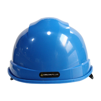 Casque de sécurité industriel DELTAPLUS, design à fentes avec 6 points de suspension, casque de chantier, origine Shandong, modèle 102008