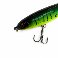 Leurre de pêche à hélice LUSHAZER 100mm 13g, flottant, pour surface, appât dur, pour achigan, brochet, perche, avec hameçon triple, leurre de surface, équipement de pêche