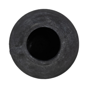 Vaso rotondo a forma di bulbo con manico, in terracotta, per decorazioni per la casa, stile contemporaneo. - Product Image 6