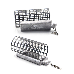 Поставка из Китая, речная сетчатая фидерная клетка со свинцовым грузилом, фидер для рыбалки, Аксессуары для рыбалки, фидер для рыбалки - Product Image 4