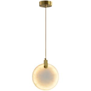 Lustre moderne en albâtre de style chinois, simple, en cuivre, design unique, LED, garantie 2 ans, <span class=keywords><strong>restaurant</strong></span>, bar - Product Image 5