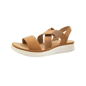 Sandali Estivi alla Moda con Lacci, Piattaforma e Punta Aperta <span class=keywords><strong>in</strong></span> Pelle PU, Leggeri e Antiscivolo per Donna, Casual da Passeggio - Product Image 3