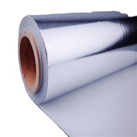 Film d'aluminium laminé moderne à réflectivité 97 %, certifié CE, en tissu tissé pour doublure de conteneur, écologique et résistant au feu