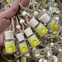 Diffuseur de parfum suspendu personnalisé en verre pour voiture, accessoires pour voitures d'occasion, aromathérapie, mini-parfum à hélice pour grille d'aération