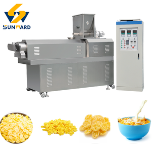 Ligne de production automatique de céréales pour petit-<span class=keywords><strong>d</strong></span>éjeuner, extrudeuse de cornflakes, ligne de production de flocons <span class=keywords><strong>d</strong></span>'<span class=keywords><strong>avoine</strong></span> et de corn flex - Product Image 1