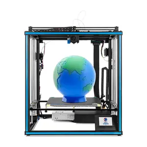 Extrusor de impressora 3d de cor dupla, tamanho de construção, moldura de metal diy, impressora dental fdm 3d, X5SA-2E