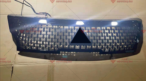 Grille de course noire pour pick-up 4x4 avec lumière pour Mitsubishi Triton L200 2019 2020 <span class=keywords><strong>2021</strong></span> 2022 2023 grilles de radiateur de pièce de rechange automatique - Product Image 4