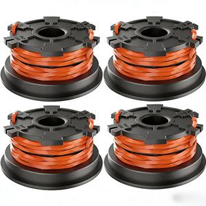 4 pack 753-1156 Dual <b>Trimmer</b> Line Spool Line Assembly 0.095" 18Ft for MTD CS202 CC4165 ST2020 CC2020 CC2025 Troy-Bilt Remington - Product Image 1