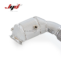 Tuyau d'échappement en acier inoxydable 304 pour BMW M650i M750i G12 G13 4.4T 2017-2020, downpipe avec isolation thermique, performance racing et amélioration de puissance