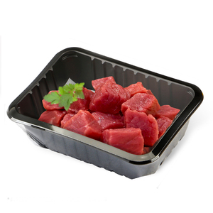 Đông Lạnh Thực Phẩm Tươi Đen <span class=keywords><strong>Pp</strong></span> Thịt Khay Container Cho Siêu Thị Thịt Bao Bì - Product Image 5