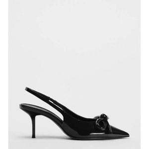 Chaussures à talons hauts avec talon bloc et doublure respirante pour femmes, pour un usage quotidien et des rendez-vous, en cuir verni tendance - Product Image 3