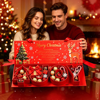 Boîtes de Noël Joy Letter – Contenants d'emballage pour collations et bonbons avec couvercles pour les fêtes de Noël et de Thanksgiving