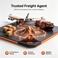 Agente de Carga Confiable de Alibaba AliExpress Amazon, Envío DDP Aéreo y Marítimo Puerta a Puerta a Chile