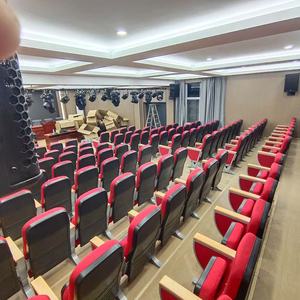 Venta al por mayor sillas de teatro Iglesia auditorio con mesas plegables <span class=keywords><strong>sala</strong></span> de conferencias con sillas de fila sillas de teatro - Product Image 5