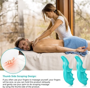 Massaggiatore Salvadito per Massaggio Profondo di Collo, Schiena e Piedi, Strumento Gua Sha in Plastica per Cura Personale e Bellezza - Product Image 5