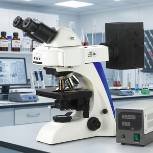<span class=keywords><strong>Microscope</strong></span> numérique à fluorescence à contraste de phase en champ noir avec condenseur à <span class=keywords><strong>diaphragme</strong></span> irisé à fort grossissement - Product Image 1