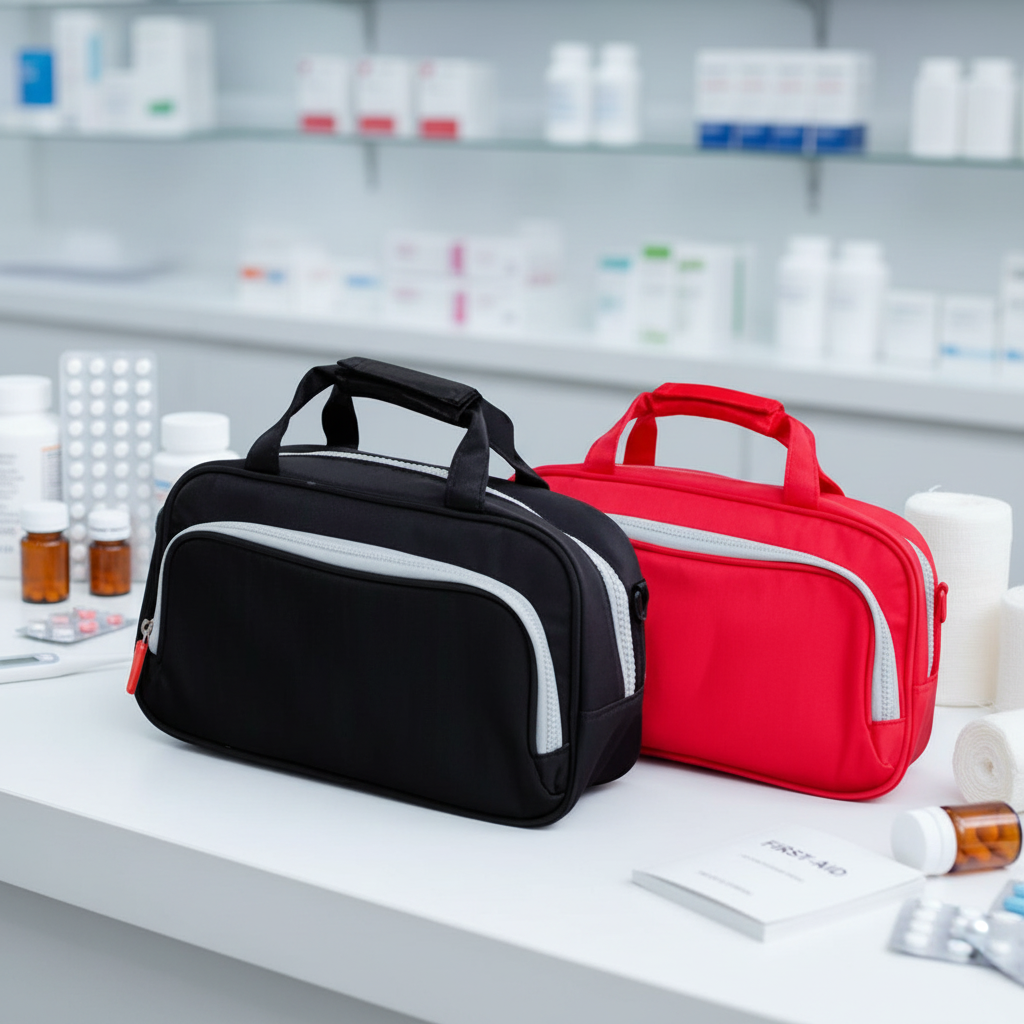 Outdoor Emergency Medical Pouch Insulated Medicine Storage Bag Portable Epi Pen Protective Storage Bag Thermal Medical Carry Bag