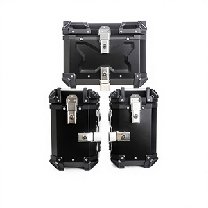 Support de rangement arrière à trois boîtes <span class=keywords><strong>en</strong></span> alliage d'aluminium à dégagement rapide pour NC750, capacité 38L, pour voyages tout-terrain et <span class=keywords><strong>moto</strong></span> - Product Image 1