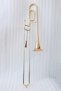 FOCUS Trombone arrière de haute qualité avec coulisses intérieures et extérieures en laiton doré, nickel et argent Trombone F Tone - Product Image 6