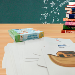 Cartes Flash de langue multinationale personnalisées jouet éducatif pour enfants fabriqué à partir de papier respectueux de l'environnement prix d'usine - Product Image 5