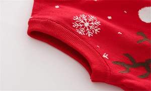 Vente en gros Gilet <span class=keywords><strong>de</strong></span> Noël décontracté avec motif renne pour petites filles et garçons Gilet vintage en tricot côtelé <span class=keywords><strong>de</strong></span> style vintage - Product Image 5