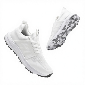 Chaussures de golf transfrontalières pour hommes et femmes, respirantes, à bouton rotatif, modèle X70, en maille, pour couple, décontractées et sportives - Product Image 2