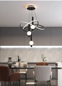 Phòng ăn LED Đèn chùm Bắc Âu sang trọng hiện đại tối giản cá tính sáng tạo phòng khách phòng ngủ mặt dây đèn - Product Image 2