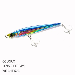110mm 50g Sinking Pencil Lure, Durable, Suitable for <strong>Baby</strong> Long-distance Deep-sea <strong>Fishing</strong>, Applicable to Tuna and Marine Fish - Product Image 6