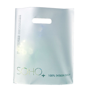 custom printed biodegradable plastic PE shopping bag in China