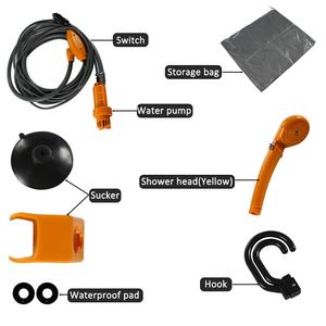 Accessoires de caravane TYTXRV <span class=keywords><strong>Douche</strong></span> portable pour véhicule <span class=keywords><strong>12V</strong></span> <span class=keywords><strong>Douche</strong></span> extérieure sûre et durable Ensemble de <span class=keywords><strong>douche</strong></span> pour <span class=keywords><strong>camping</strong></span>-<span class=keywords><strong>car</strong></span> - Product Image 2