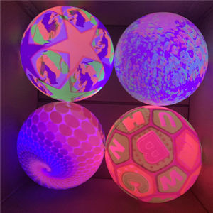 Shiny Football Toy Shiny Leather Soccer <strong>Ball</strong> Basketball Swing <strong>Ball</strong> <strong>Luminous</strong> Football Glowing Inflatable <strong>Ball</strong> in the Dark - Product Image 4