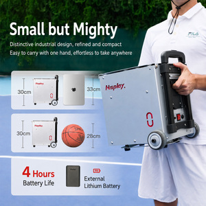 เครื่องยิงลูกเทนนิสพกพา NISPLAY N0 ควบคุมผ่านแอพ ความจุ 60+ ลูก สำหรับฝึกซ้อมในร่มและกลางแจ้งที่บ้าน N0 พกพาสะดวก - Product Image 3