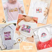 Adorables motifs thermocollants lavables et prêts à repasser en vrac pour vêtements, autocollants pour t-shirts, décalcomanies thermocollantes en PET pour t-shirts