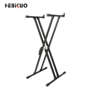 Q210C HEBIKUO mayorista electrónico profesional doble x música pesados Soporte de teclado <span class=keywords><strong>para</strong></span> <span class=keywords><strong>piano</strong></span> organ - Product Image 5