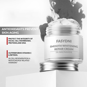 Crema viso antiossidante antirughe con acido ialuronico, niacinamide, sbiancante, correttore per macchie scure, per la cura della pelle. - Product Image 3