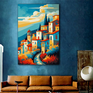 <span class=keywords><strong>Paysage</strong></span> méditerranéen Art Peinture par numéros Belle ville <span class=keywords><strong>de</strong></span> <span class=keywords><strong>bord</strong></span> <span class=keywords><strong>de</strong></span> <span class=keywords><strong>mer</strong></span> art photos enfants personnalité peinture numérique - Product Image 4