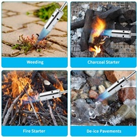 Chalumeau propane à gaz Brûleur de mauvaises herbes Chalumeau Briquet à vapeur de jardin Lance-flammes US