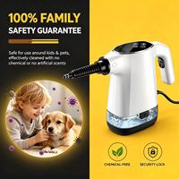 Limpiador a Vapor Portátil OEM de 1200W, Desinfección a Alta Temperatura, Tanque Extraíble de 550ML, 2 Ajustes de Vapor, Calentamiento Rápido en 10-12s, ABS