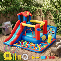 Prix du terrain de jeu gonflable intérieur - Fabricant de châteaux gonflables avec toboggan pour la vente - Jeux sportifs gonflables d'extérieur