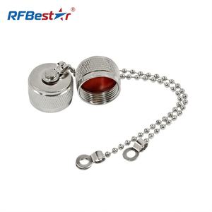 Suministro de fábrica, tapas macho tipo <span class=keywords><strong>N</strong></span> de lató<span class=keywords><strong>n</strong></span> duradero, tapas a prueba de polvo con cadena, accesorios de conector RF en Stock para envío - Product Image 5