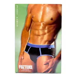 Calzoncillos Boxer para Hombre Fozter, Negros, de Algodón y Elastano, Corte Medio, Transpirables, Diseño Liso, Talla Adulto XL - Product Image 5