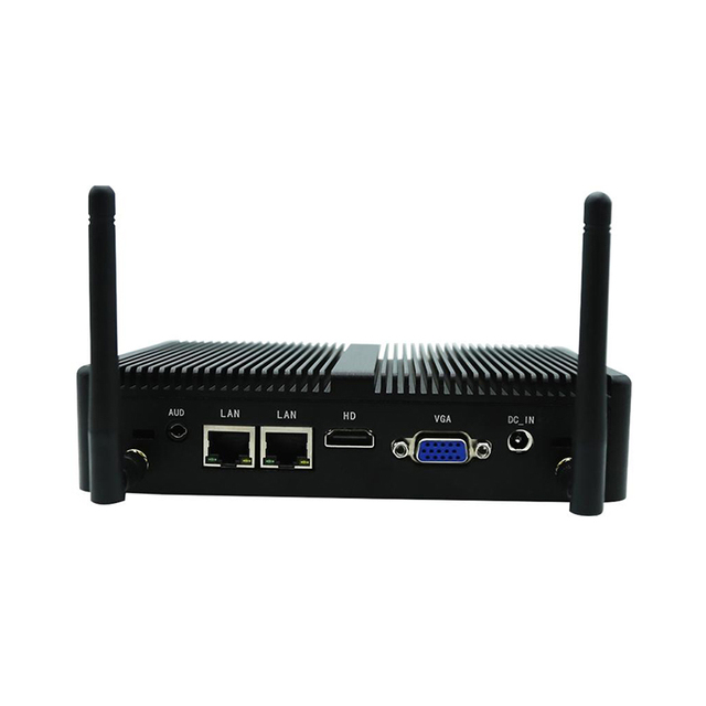 Minipc Intel Celeron J4125 New Mini PC with Built-in WiFi and Dual Antenna SATA3.0 HDD & MSATA3.0 SSD Intel Celeron J4125