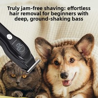 Tondeuses électriques professionnelles pour chiens et chats avec matériau ABS, tondeuse et coupe-poils deux-en-un pour les animaux de grande taille