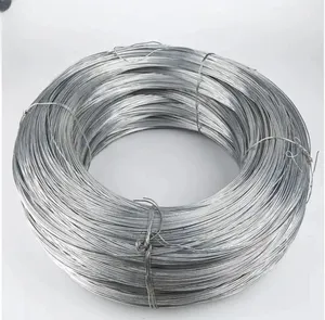 Enduit de zinc de calibre 25 de qualité supérieure Clôture agricole GI Fil de mise en balles Trempé à chaud Q195/Q235 Fil d'acier galvanisé de 0.3mm