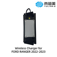 Chargeur sans fil pour voiture YULINME, console centrale, charge rapide Qi2, adapté à la commande mains libres, design personnalisé pour FORD RANGER 2022-2023