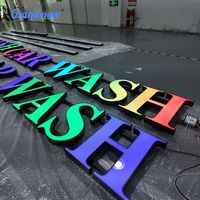 Letras de Pared Personalizadas, Letreros Luminosos, Letras con Iluminación LED 3D, Letrero con Logotipo LED, Letras de Canal LED RGB de Aluminio