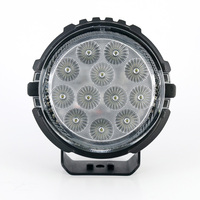 Lumière de travail LED ronde de haute qualité de 5,5 pouces, 60W, 4650LM, faisceau spot et large, 12V 24V pour voitures, camions, remorques, véhicules agricoles
