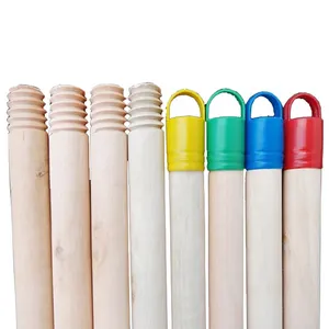 Wholesale household items Natural Eucalyptus Material wood broom stick products less than 1 dollar china broom stick