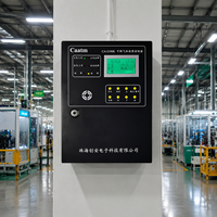 Contrôleur d'alarme de gaz industriel CAATM avec écran LCD, alarme stroboscopique en alliage d'aluminium, RS485, 4G/NB-IoT, détection 1200m